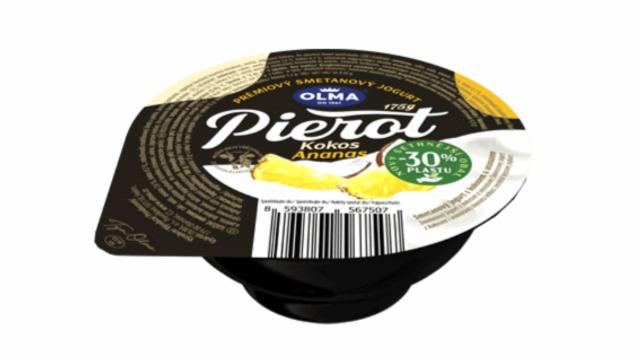 Zdjęcia - Pierot Creamy Joghurt with Coconut and Pineapple Olma