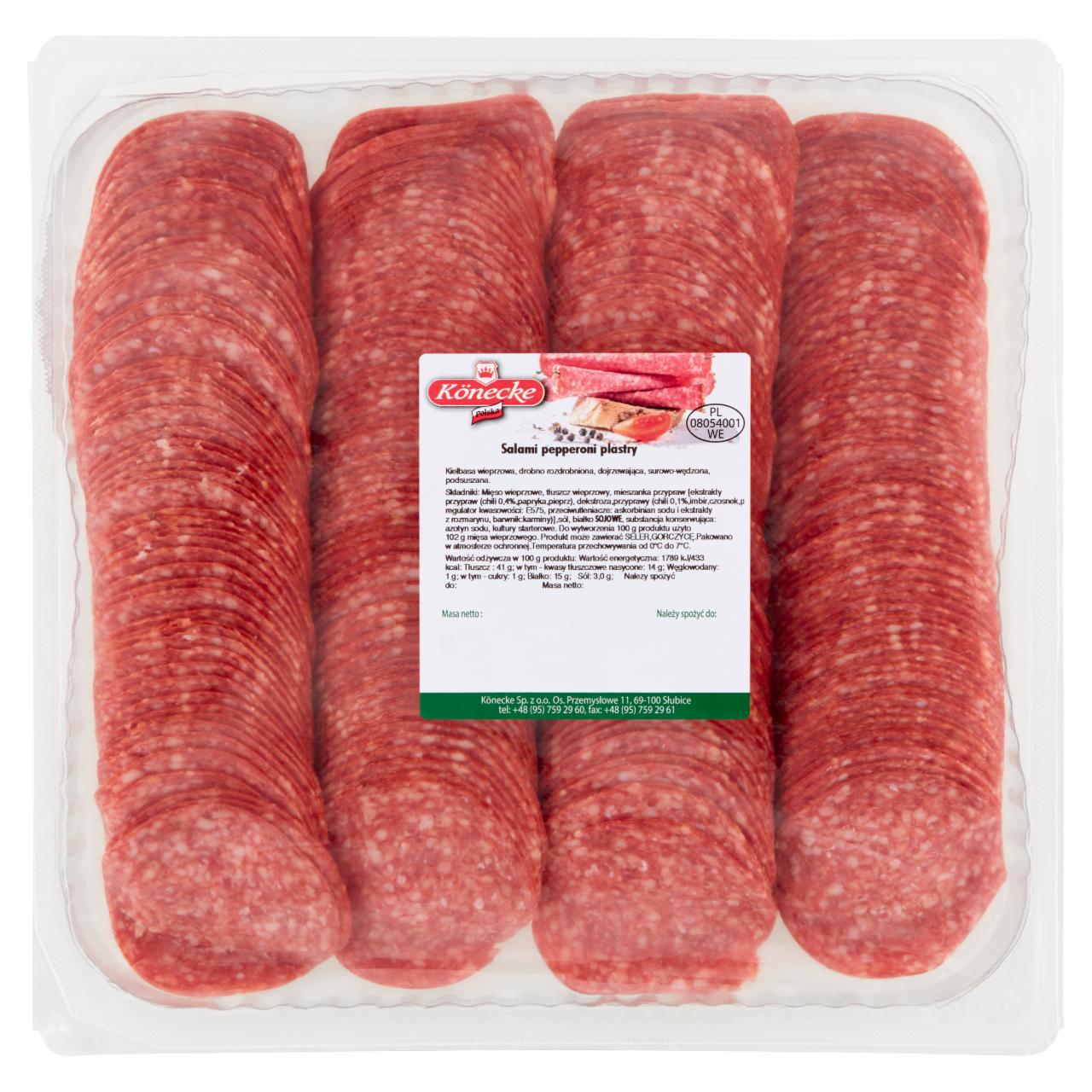 Zdjęcia - Könecke Salami pepperoni plastry