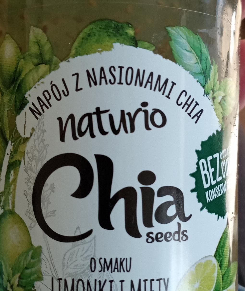 Zdjęcia - Napój z nasionami chia o smaku limonki i mięty Naturio