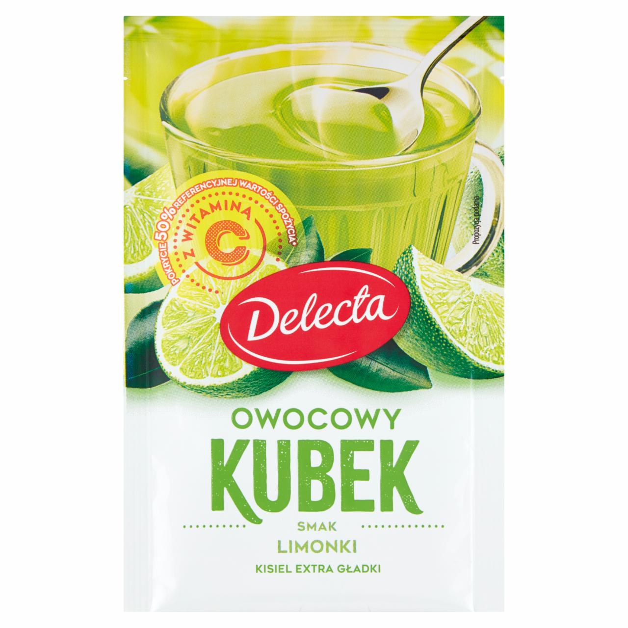 Zdjęcia - Delecta Owocowy kubek Kisiel smak limonki 30 g