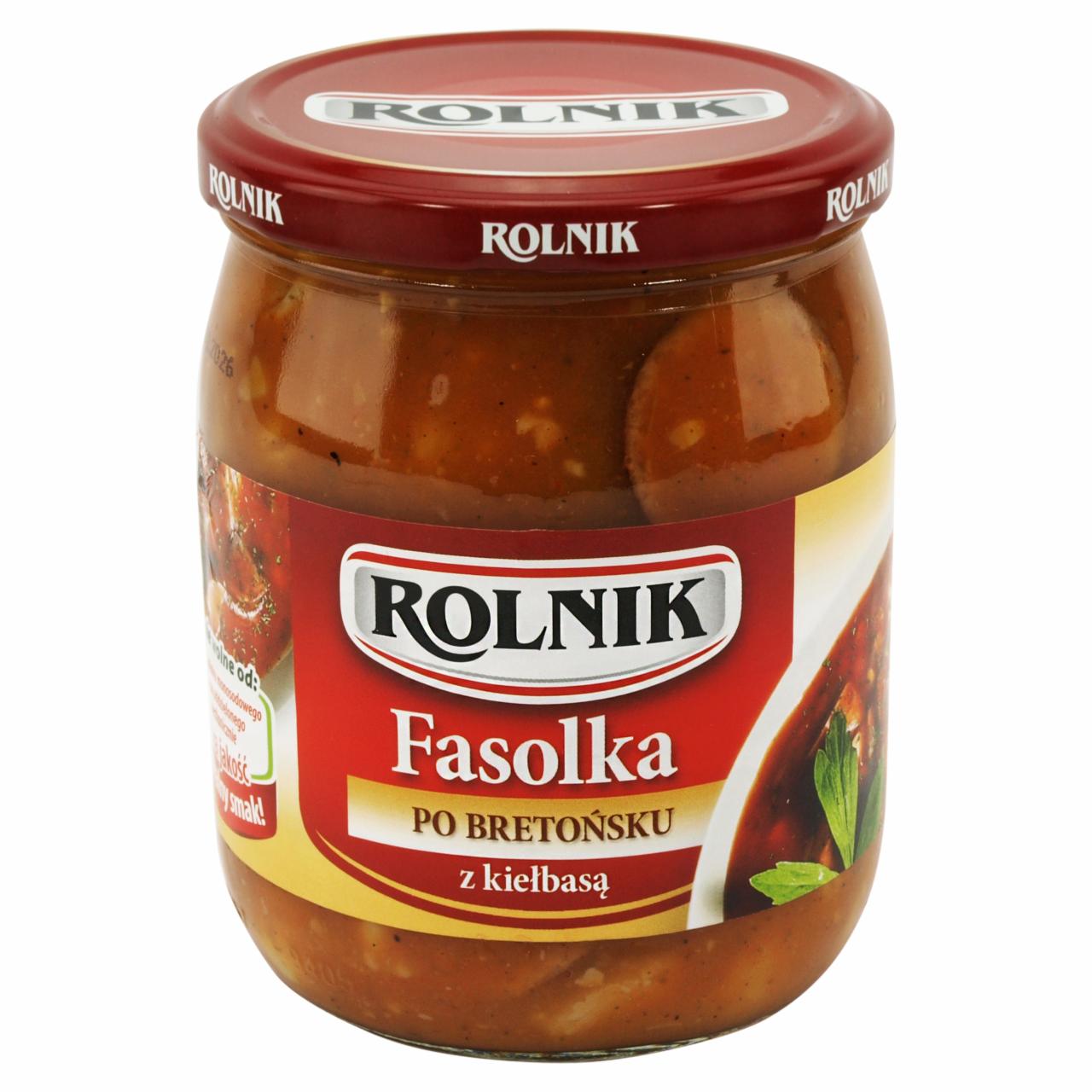 Zdjęcia - Rolnik Fasolka po bretońsku z kiełbasą 500 g