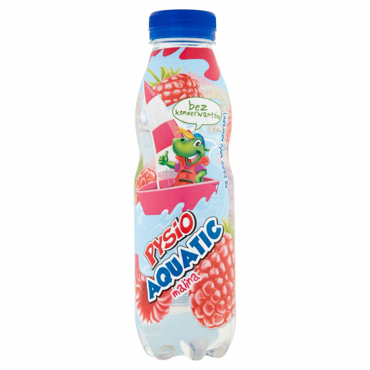 Zdjęcia - Pysio Aquatic Napój o smaku malinowym 400 ml