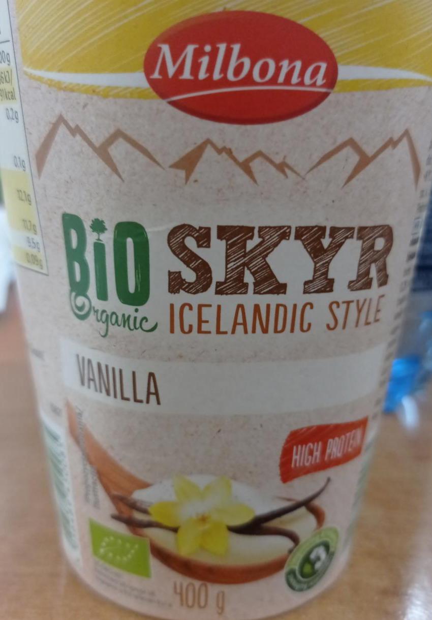 Zdjęcia - Bio skyr vanilla Milbona