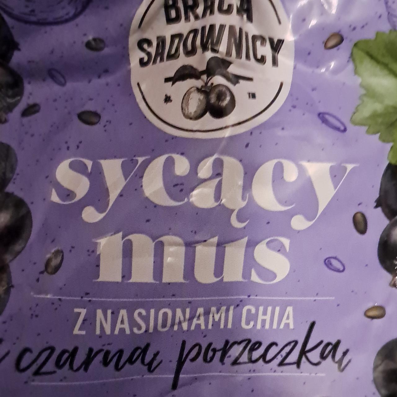 Zdjęcia - Sycący mus z nasionami chia i czarną porzeczką Bracia Sadownicy