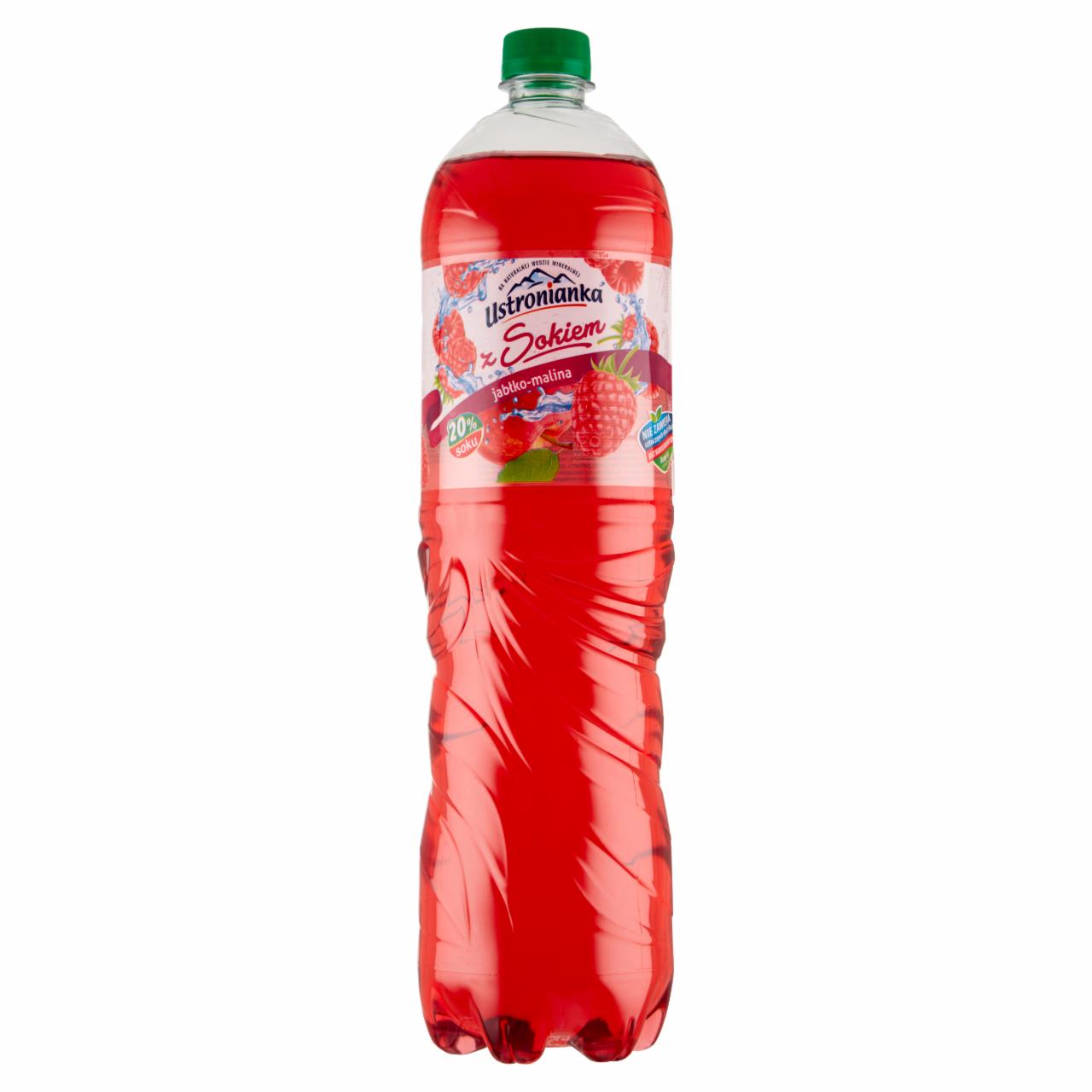 Zdjęcia - Ustronianka z Sokiem Napój niegazowany jabłko-malina 1,5 l