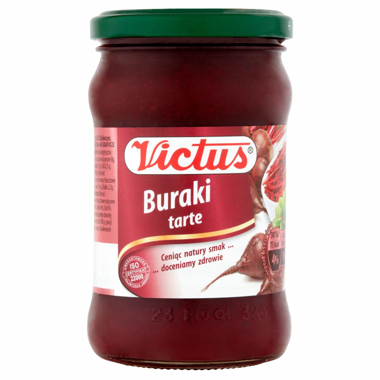 Zdjęcia - Victus Buraki tarte 290 g