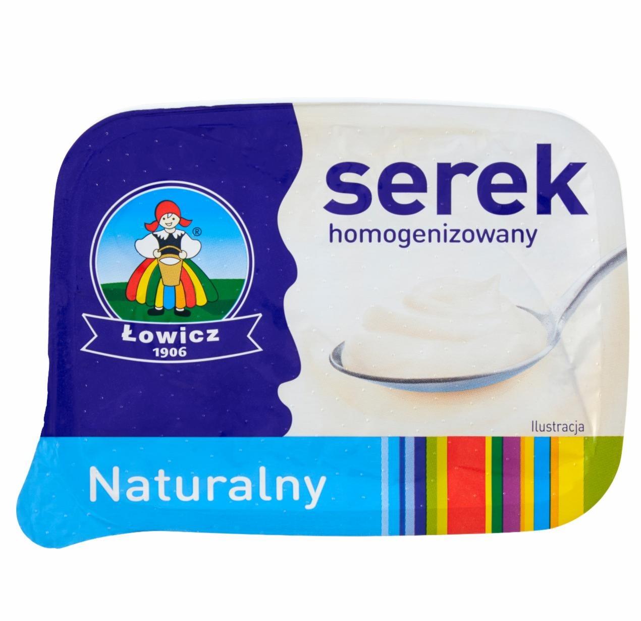 Zdjęcia - Łowicz Serek homogenizowany naturalny 180 g