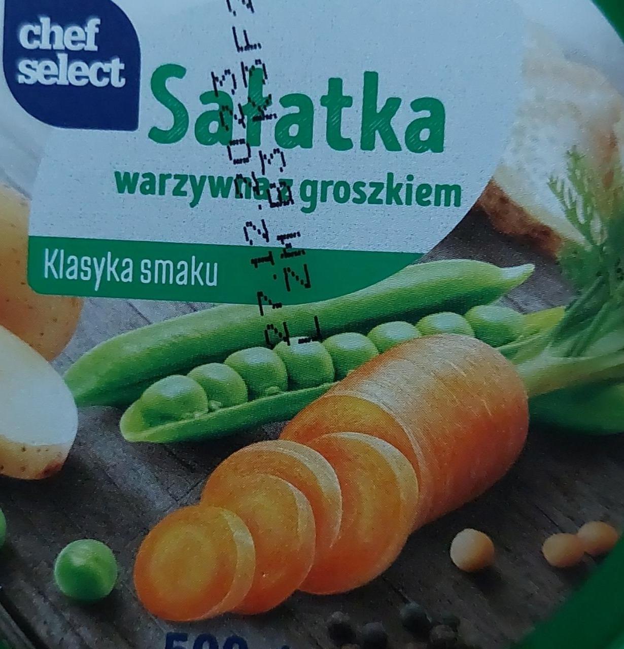 Zdjęcia - Sałatka warzywna z groszkiem Chef Select