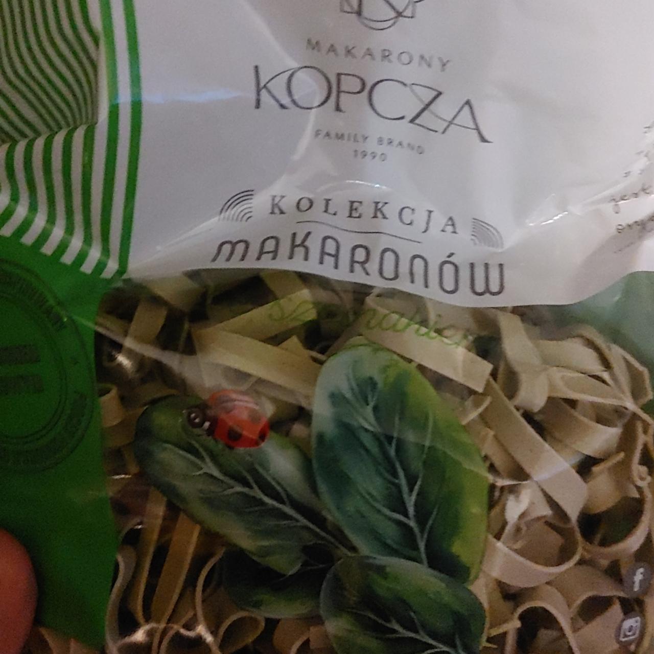 Zdjęcia - makaron ze szpinakiem Kopcza