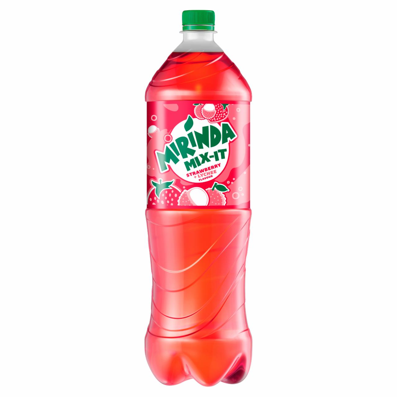 Zdjęcia - Mirinda Mix-It Strawberry + Lychee Napój gazowany 1,5 l