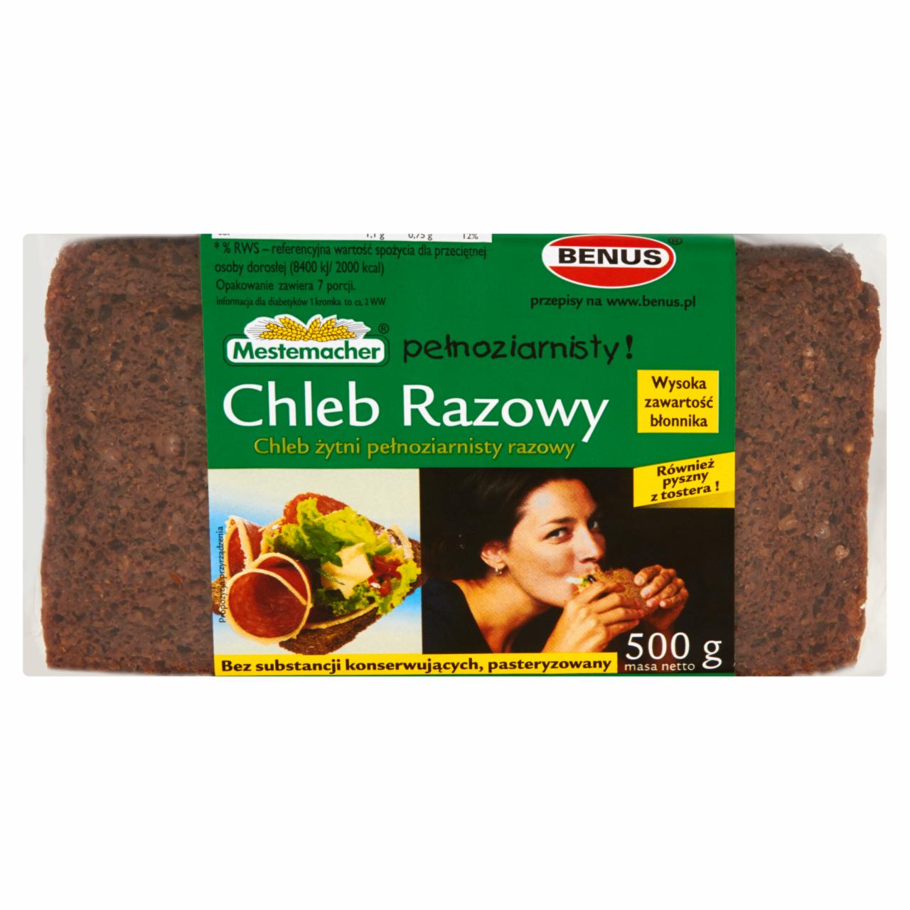 Zdjęcia - Mestemacher Chleb razowy 500 g