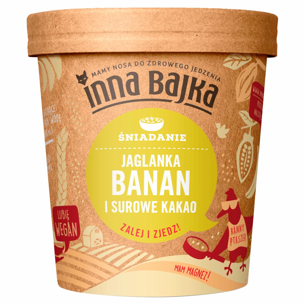 Zdjęcia - Inna Bajka Śniadanie Jaglanka banan i surowe kakao 65 g