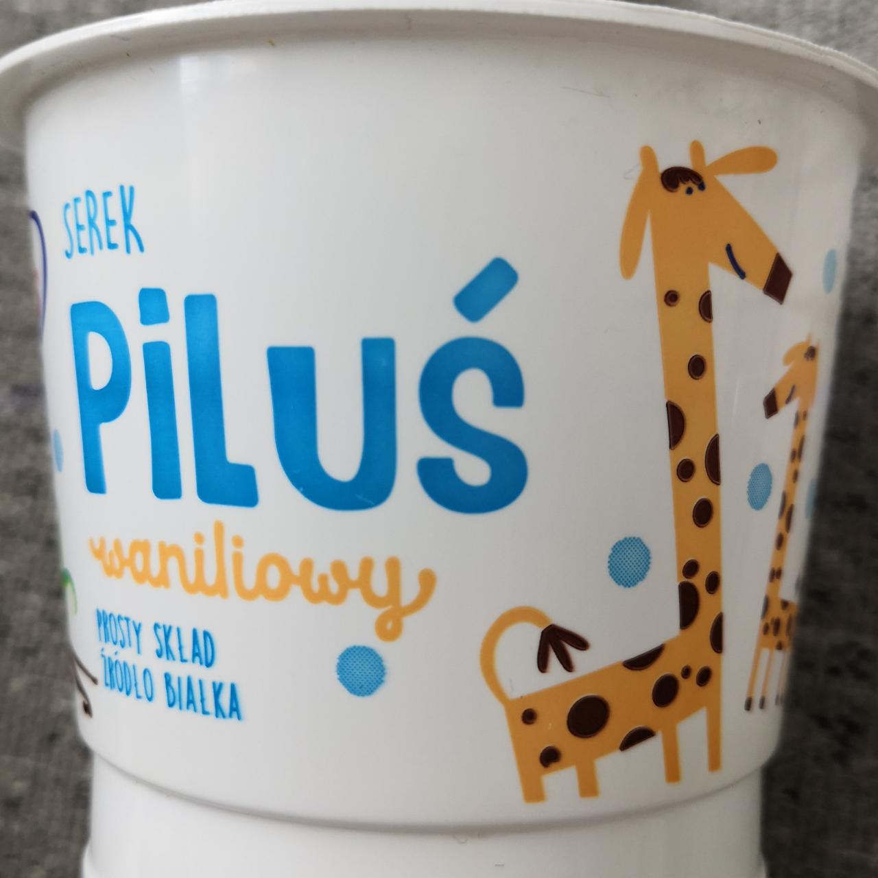 Zdjęcia - Jogurt typu greckiego PILUŚ waniliowy Pilos