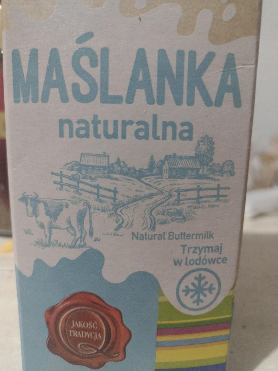 Zdjęcia - Łowicz Maślanka naturalna 750 ml