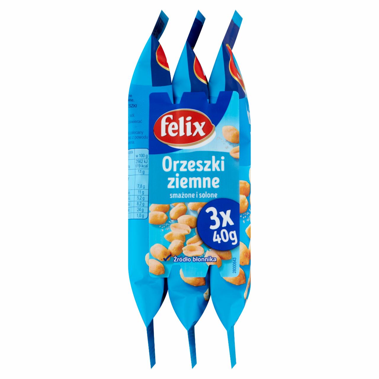 Zdjęcia - Felix Orzeszki ziemne smażone i solone 3 x 40 g