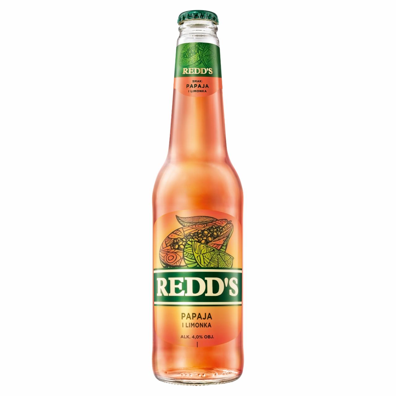 Zdjęcia - Redd's Piwo smak papaja i limonka 400 ml