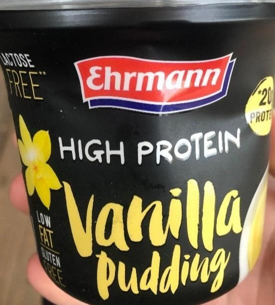 Zdjęcia - High protein pudding vanilla Ehrmann