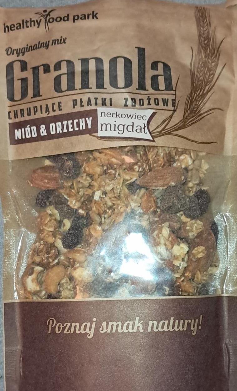 Zdjęcia - granola miód & orzechy nerkowiec migdał