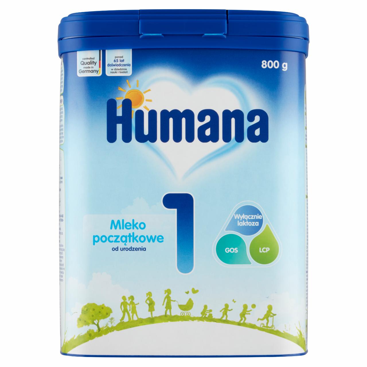 Zdjęcia - Humana 1 Mleko początkowe od urodzenia 800 g