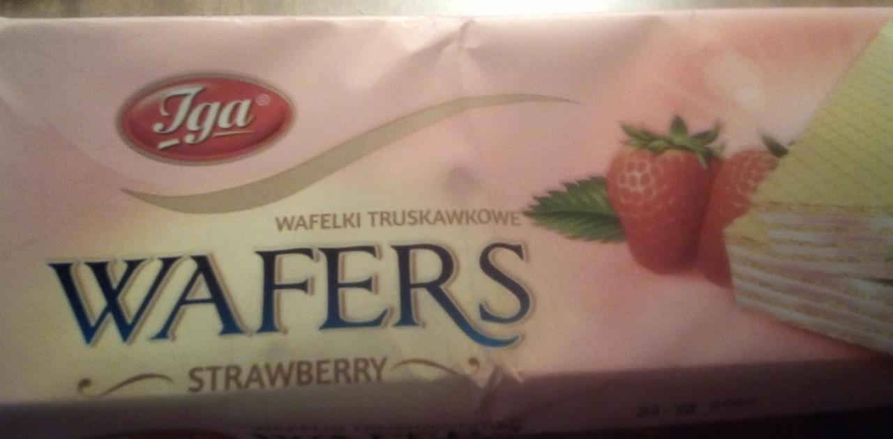 Zdjęcia - Wafers Strawberry Iga