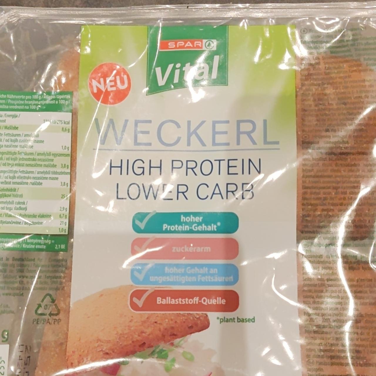 Zdjęcia - Weckerl high protein lower carb Spar Vital