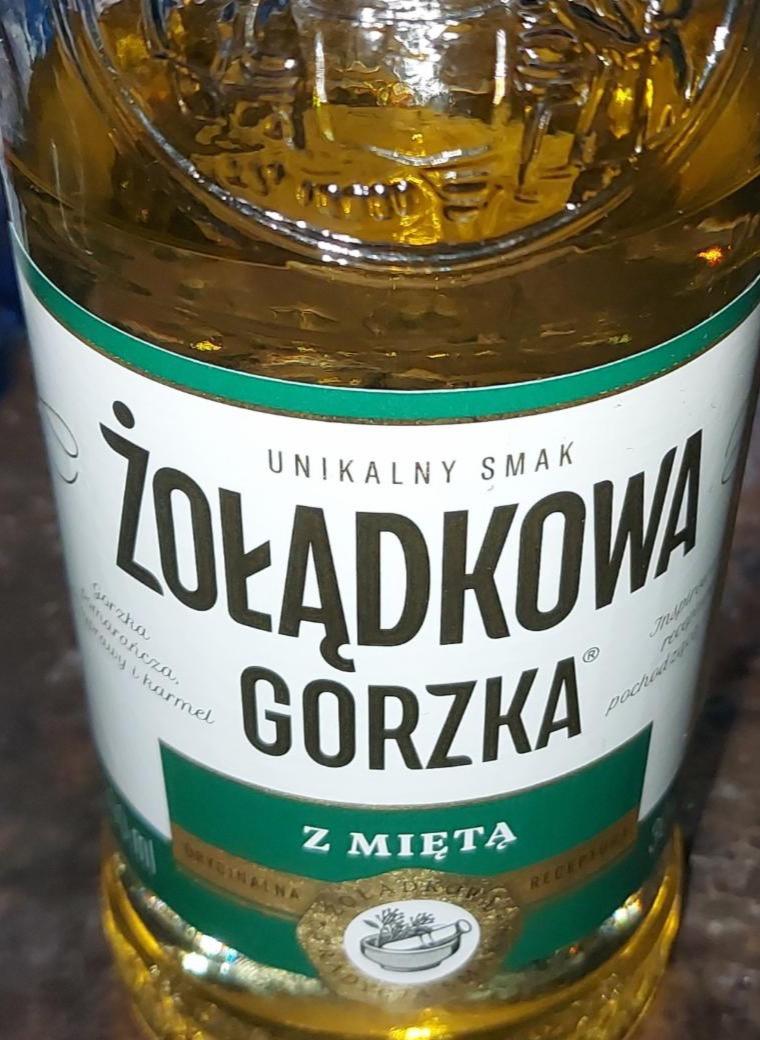 Zdjęcia - Wódka Żołądkowa Gorzka z miętą