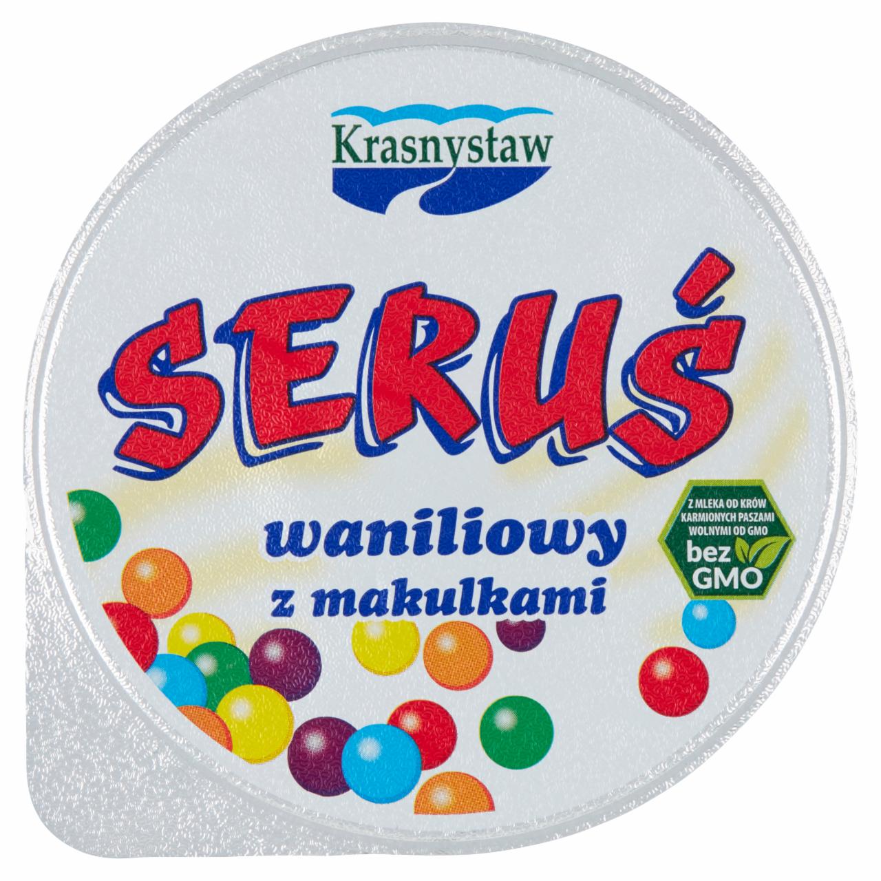 Zdjęcia - Krasnystaw Seruś Serek waniliowy z makulkami 150 g