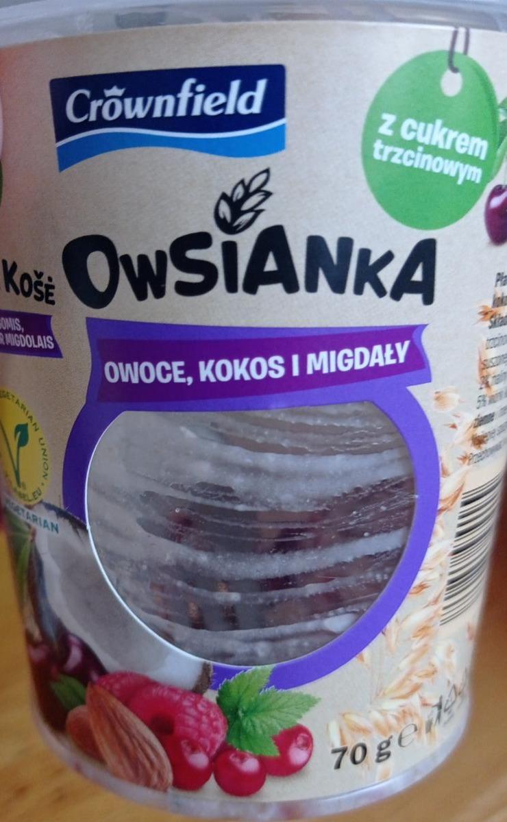 Zdjęcia - Owsianka owoce kokos migdały Crownfield