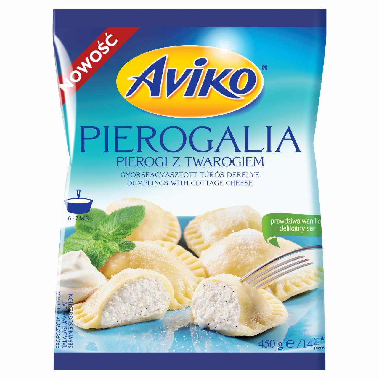 Zdjęcia - Aviko Pierogalia Pierogi z twarogiem 450 g