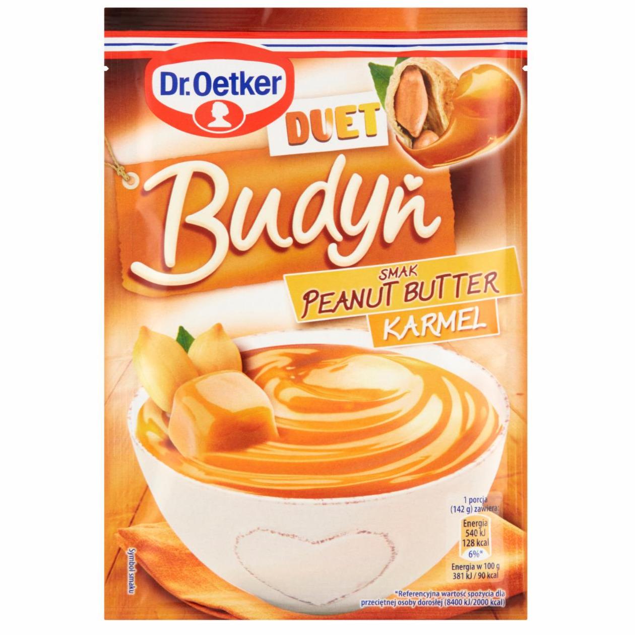 Zdjęcia - Budyń Duet smak peanut Butter Karmel Dr.Oetker