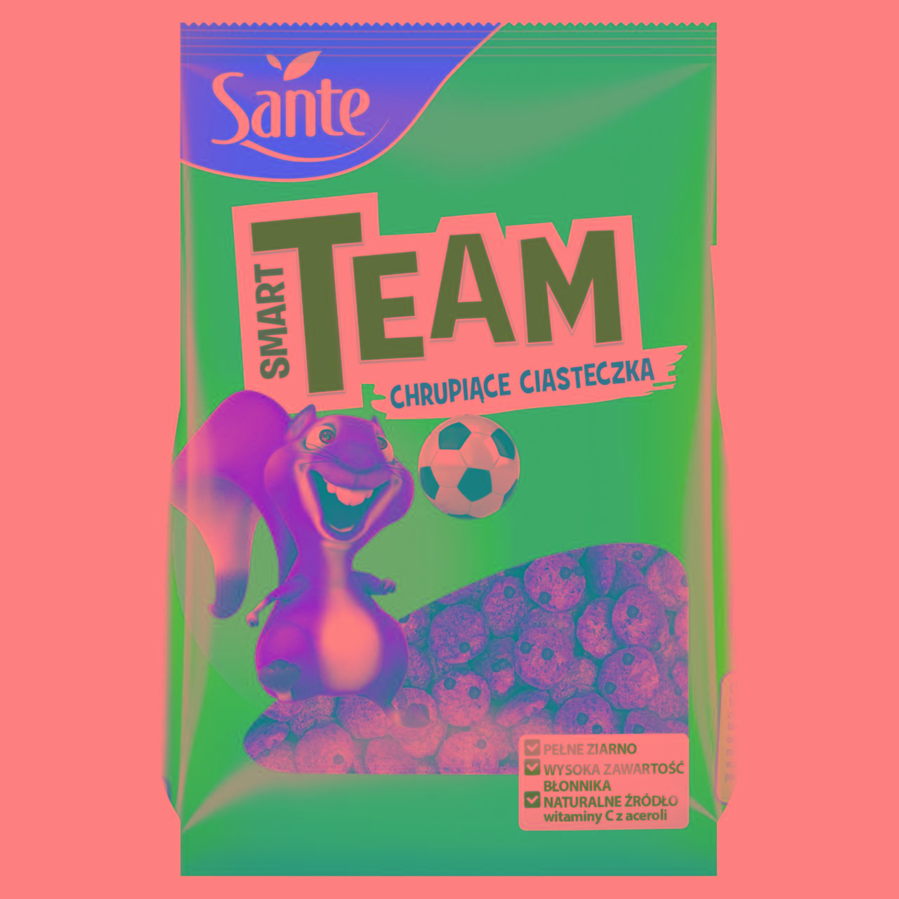 Zdjęcia - Sante Smart Team Chrupiące ciasteczka 250 g