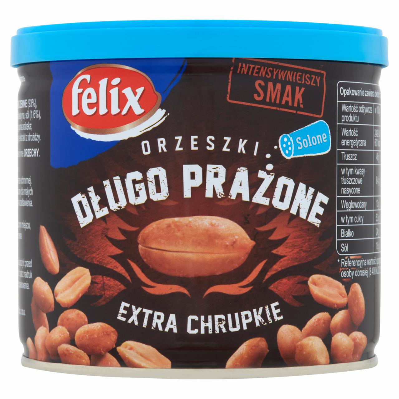 Zdjęcia - Orzeszki długo prażone extra chrupkie z solą 140 g Felix