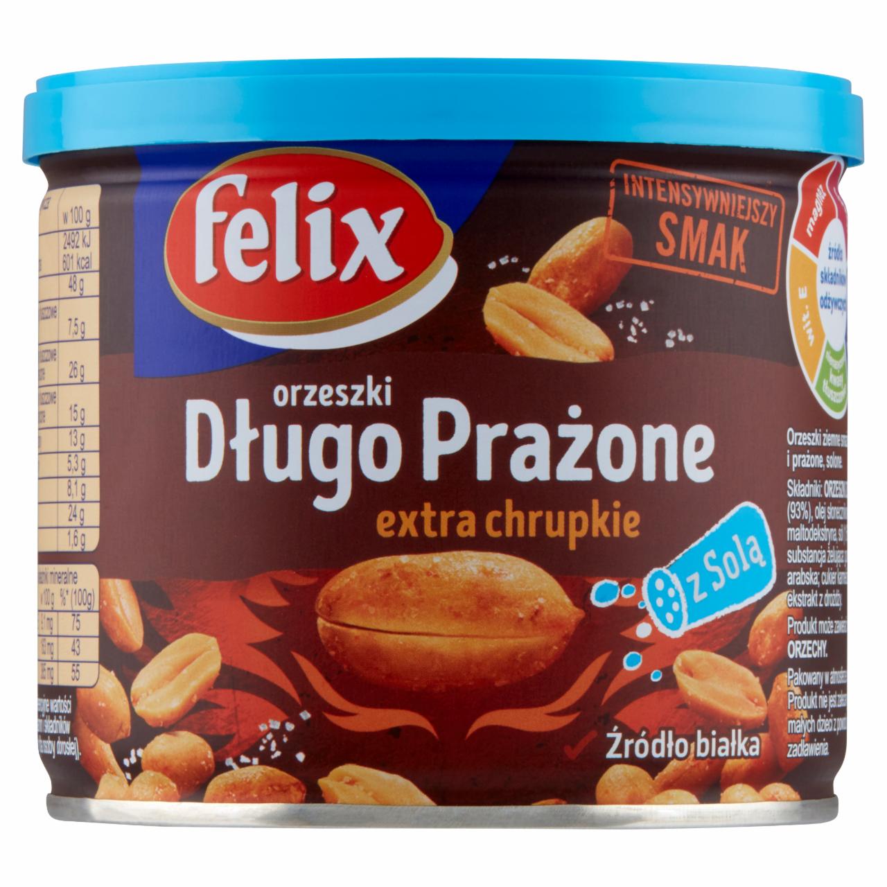 Zdjęcia - Orzeszki długo prażone extra chrupkie z solą 140 g Felix