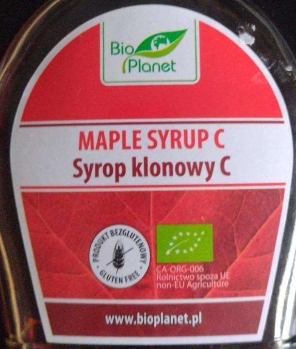 Zdjęcia - Syrop klonowy C Bio Planet