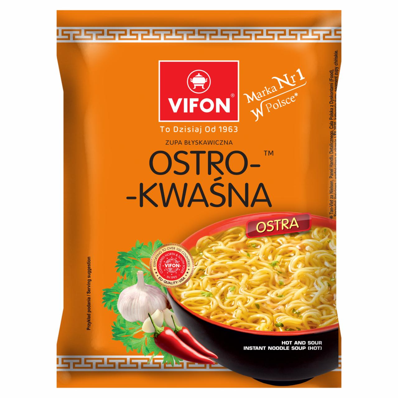 Zdjęcia - Vifon Zupa błyskawiczna ostro-kwaśna 70 g