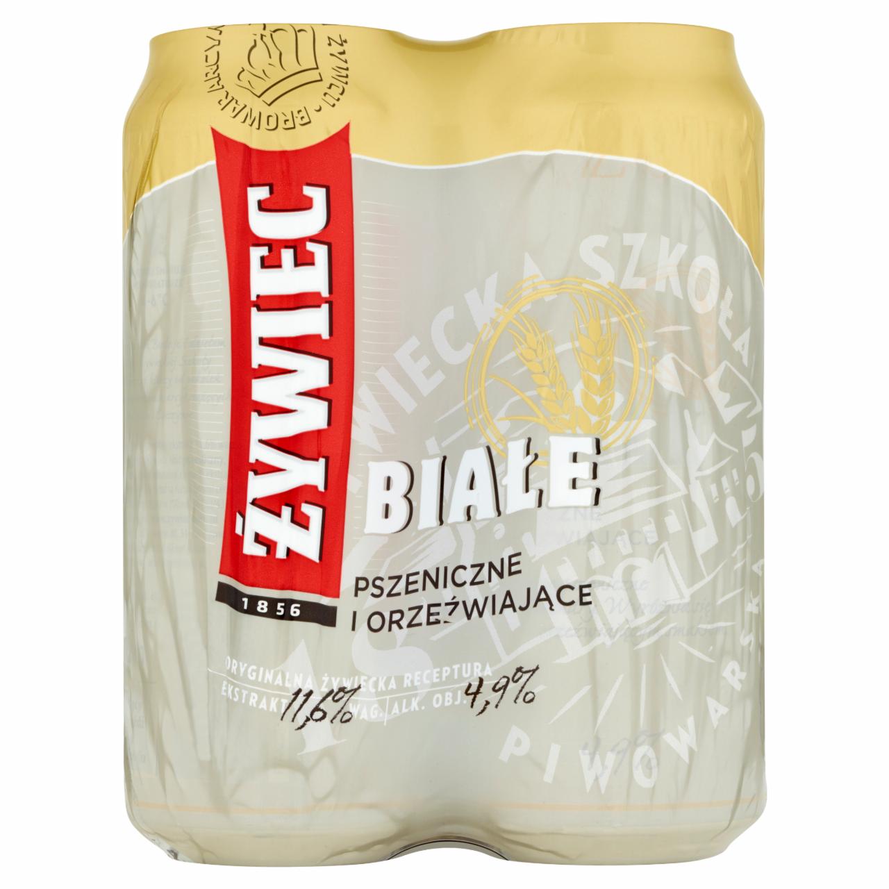 Zdjęcia - Żywiec Białe Piwo pszeniczne 4 x 500 ml