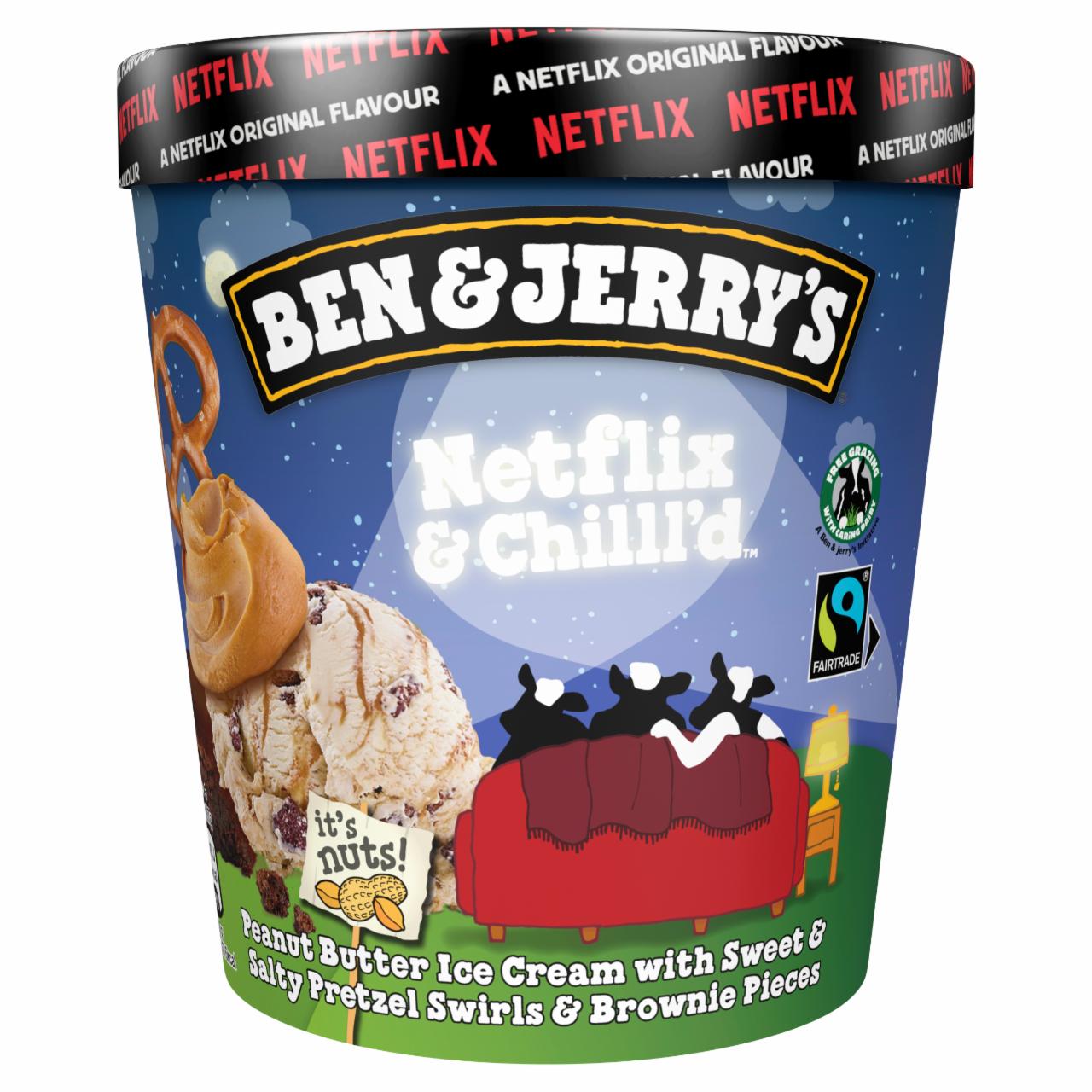 Zdjęcia - Ben & Jerry's Netflix & Chilll'd Lody 465 ml