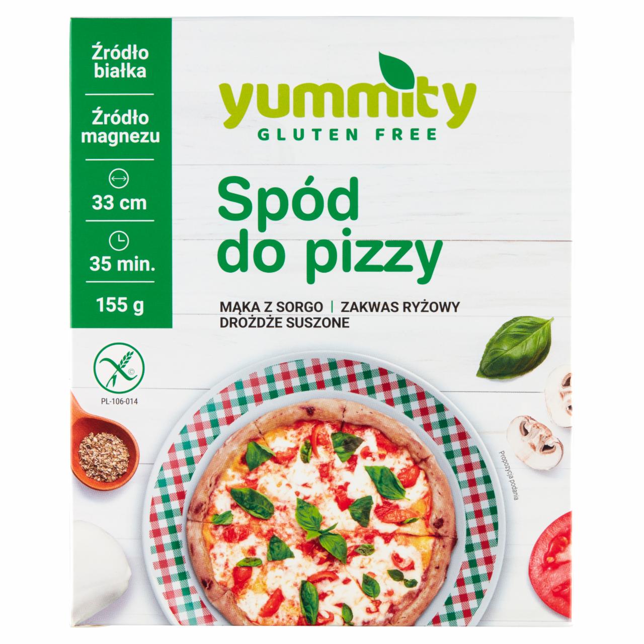 Zdjęcia - Yummity Spód do pizzy 155 g