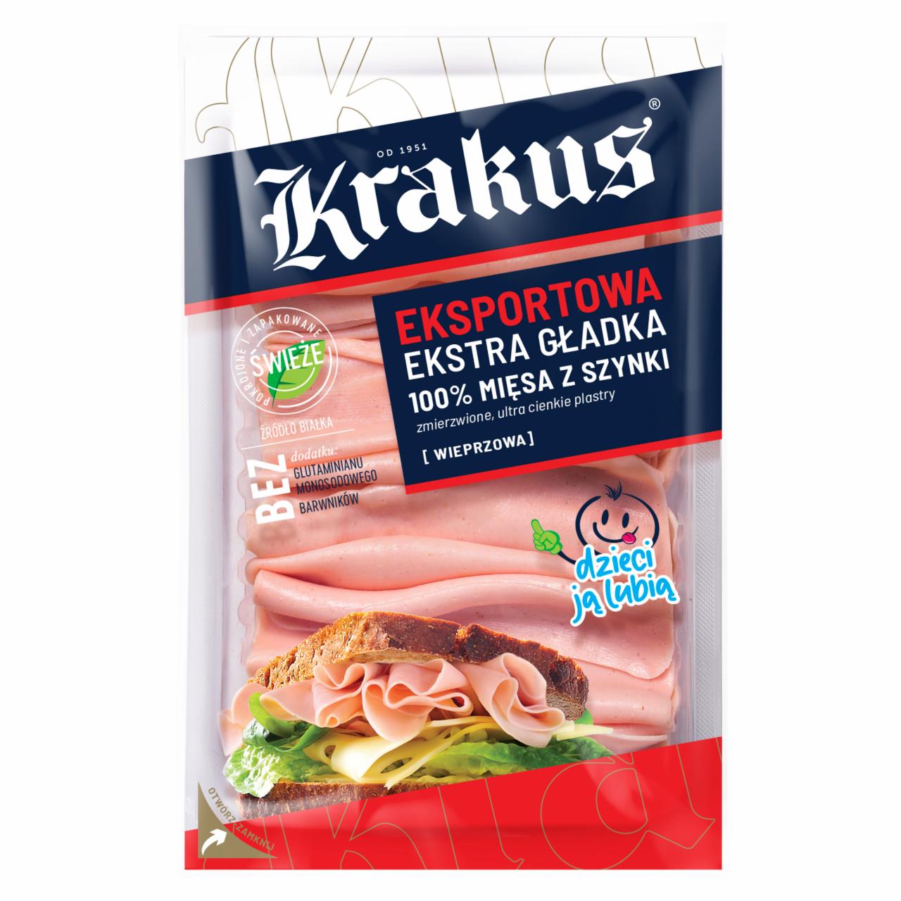 Zdjęcia - Krakus Produkt wieprzowy eksportowa ekstra gładka 120 g