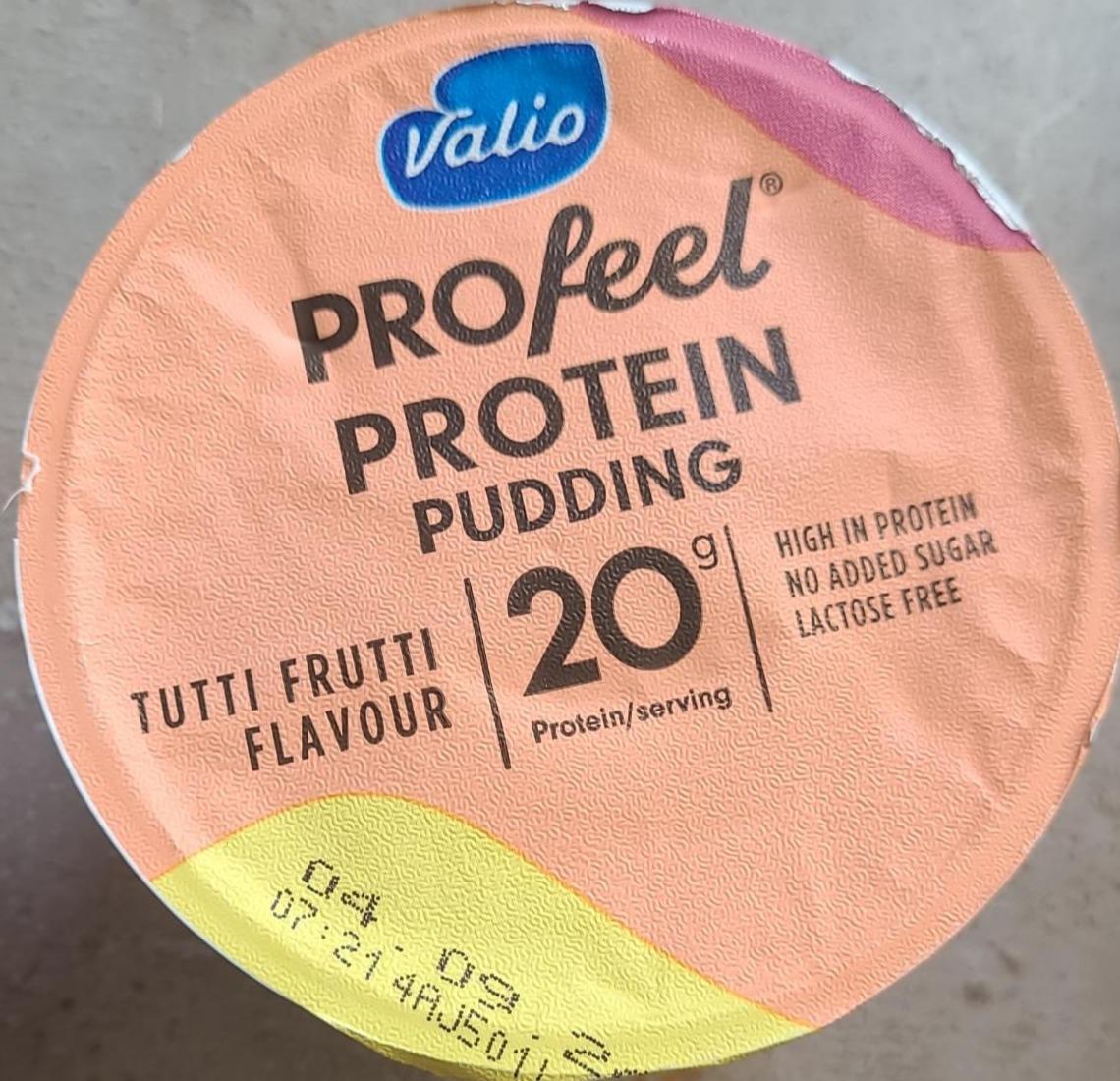 Zdjęcia - Profeel protein pudding tutti frutti Valio