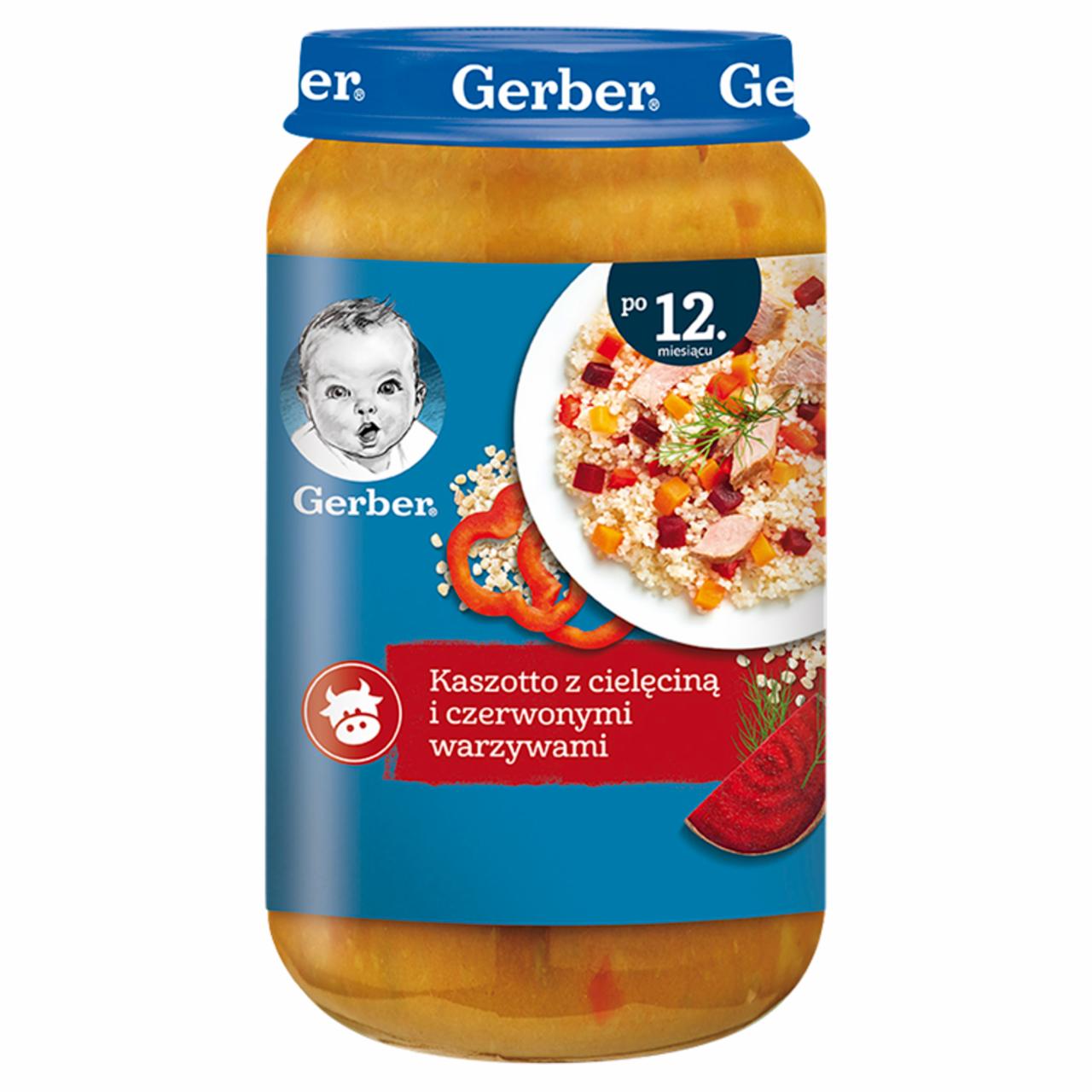 Zdjęcia - Gerber Kaszotto z cielęciną i czerwonymi warzywami dla dzieci po 12. miesiącu 250 g