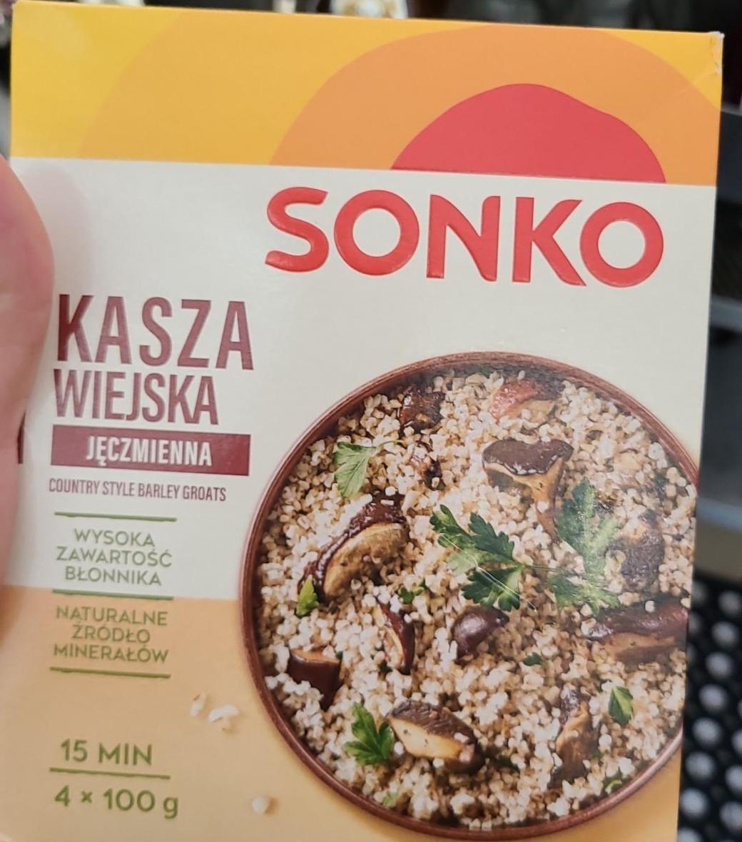 Zdjęcia - Sonko Kasza jęczmienna wiejska 400 g (4 x 100 g)