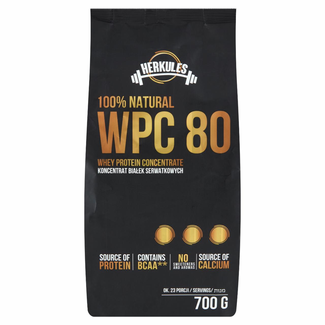 Zdjęcia - Herkules WPC 80 Koncentrat białek serwatkowych 700 g