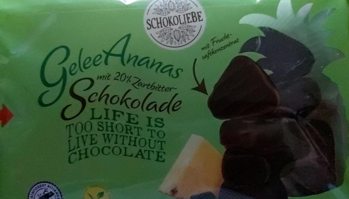 Zdjęcia - gelee ananas schokolade Schokoliebe