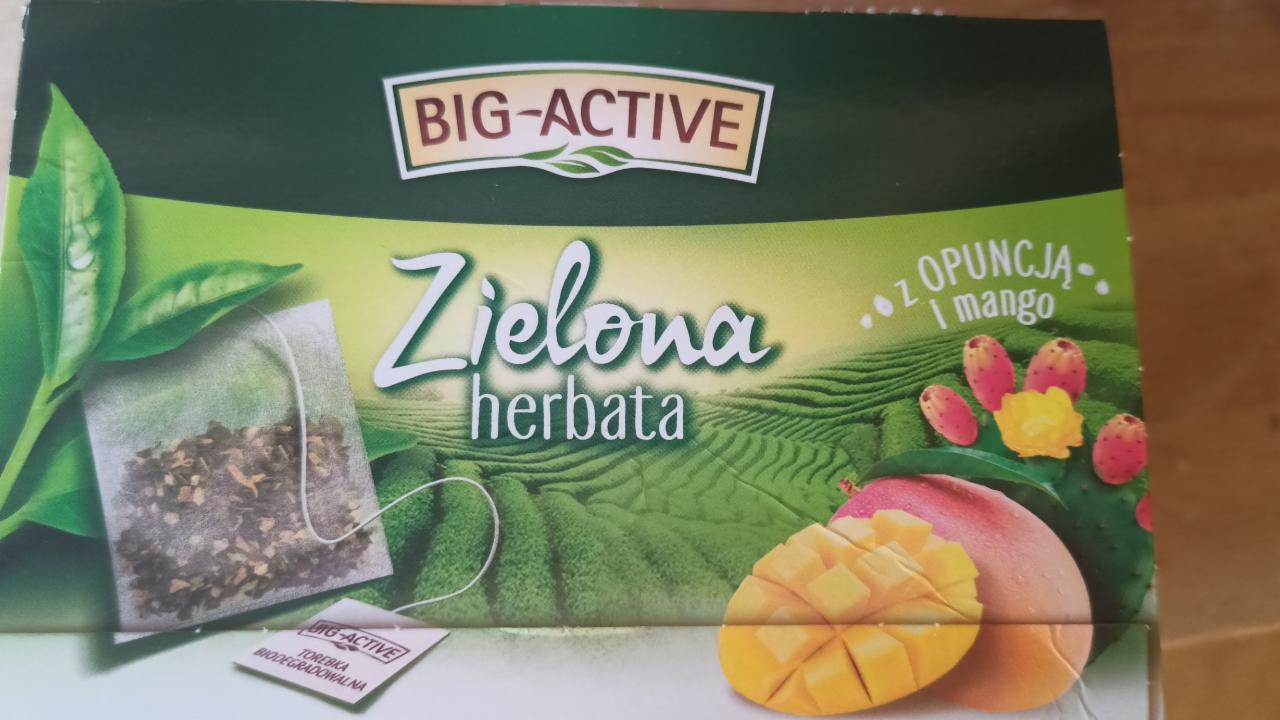 Zdjęcia - Zielona herbata z opuncją i mango Big Active