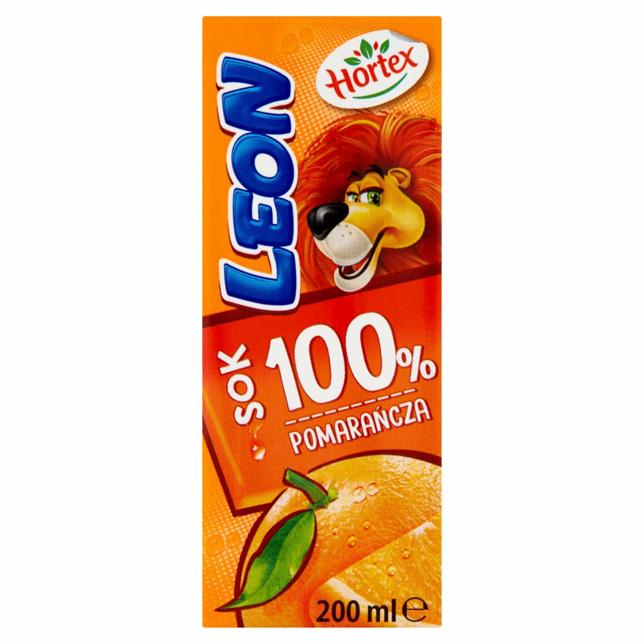 Zdjęcia - Hortex Leon Sok 100 % pomarańcza 200 ml