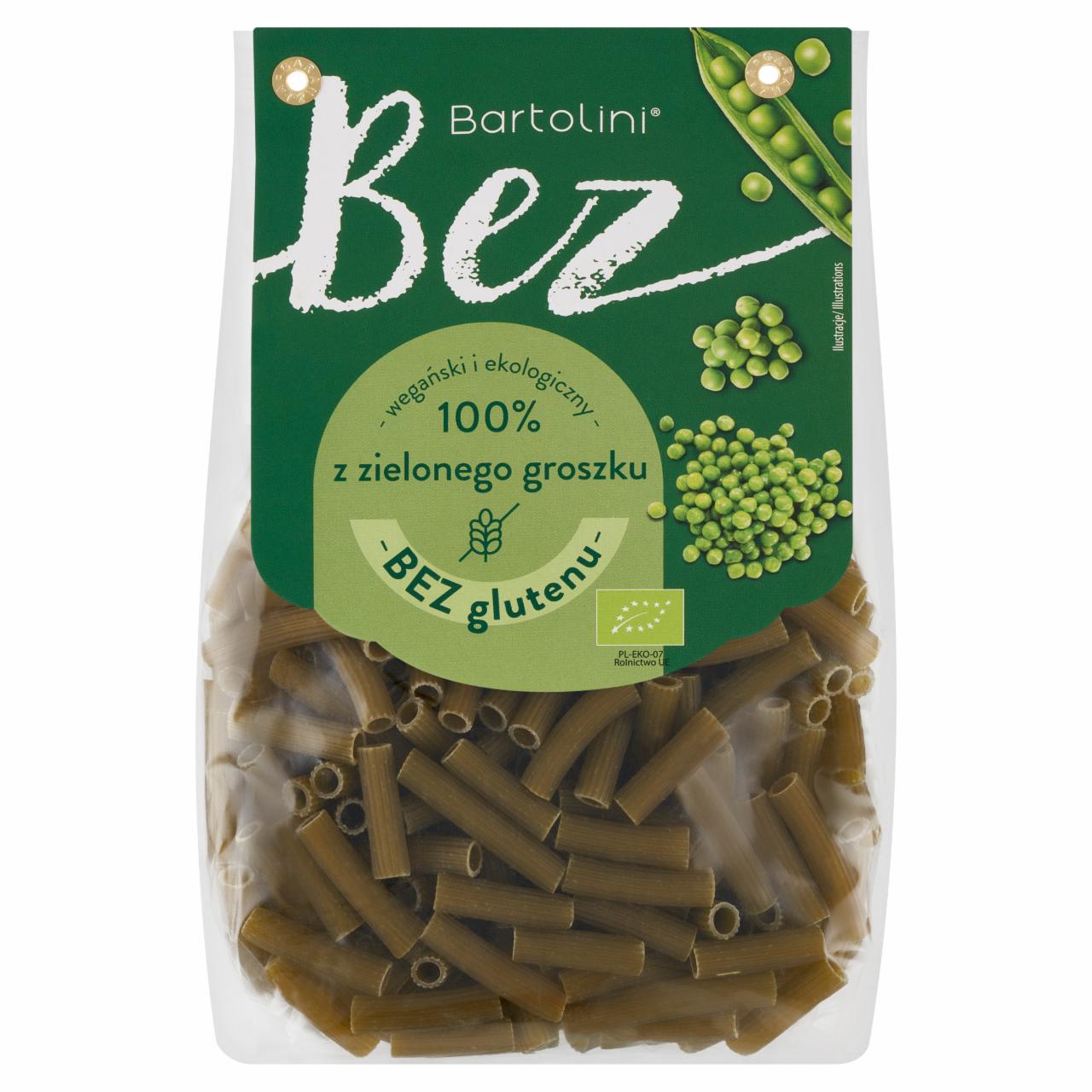 Zdjęcia - Bartolini Bez Makaron 100 % z zielonego groszku rurka 250 g