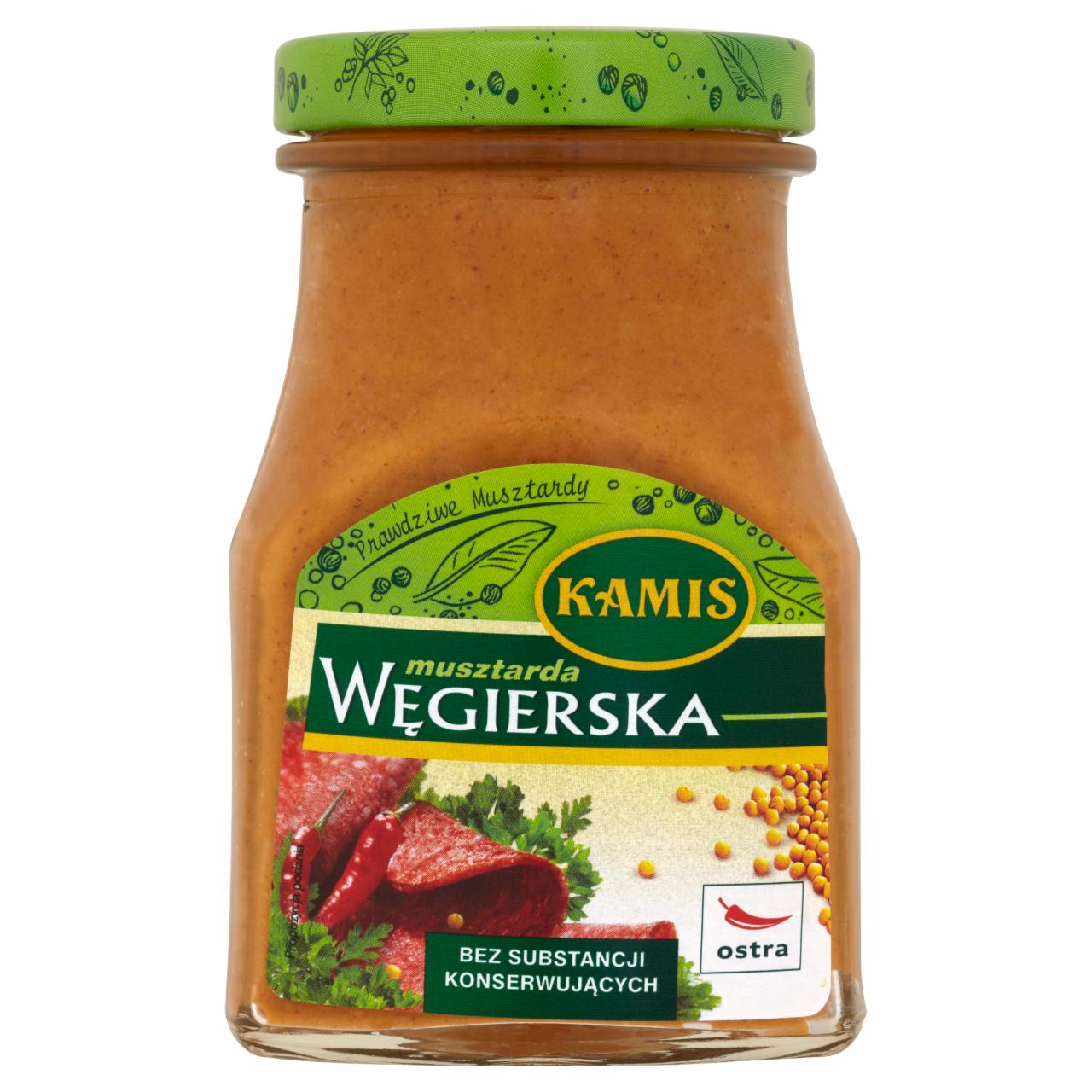 Zdjęcia - Kamis Musztarda węgierska 185 g