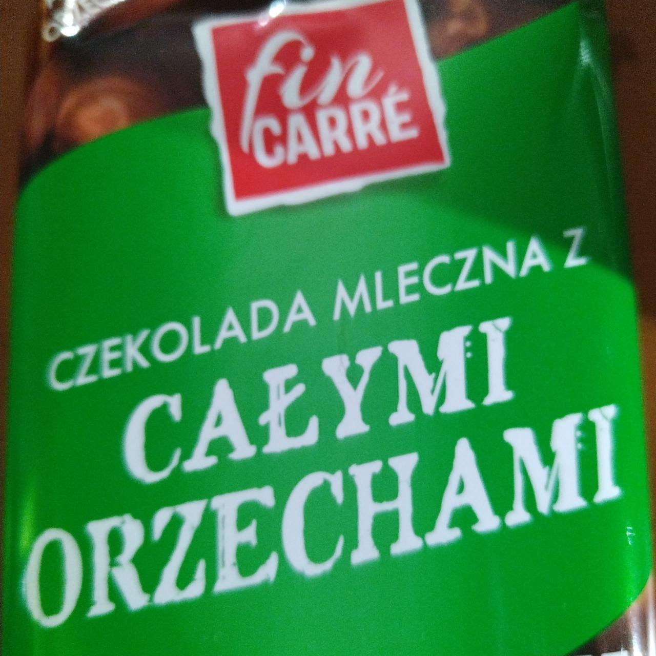 Zdjęcia - Czekolada mleczna z całymi orzechami finCARRE