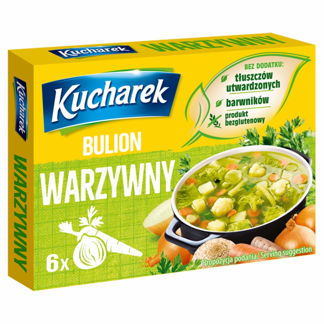 Zdjęcia - Kucharek Bulion warzywny 60 g (6 x 10 g)